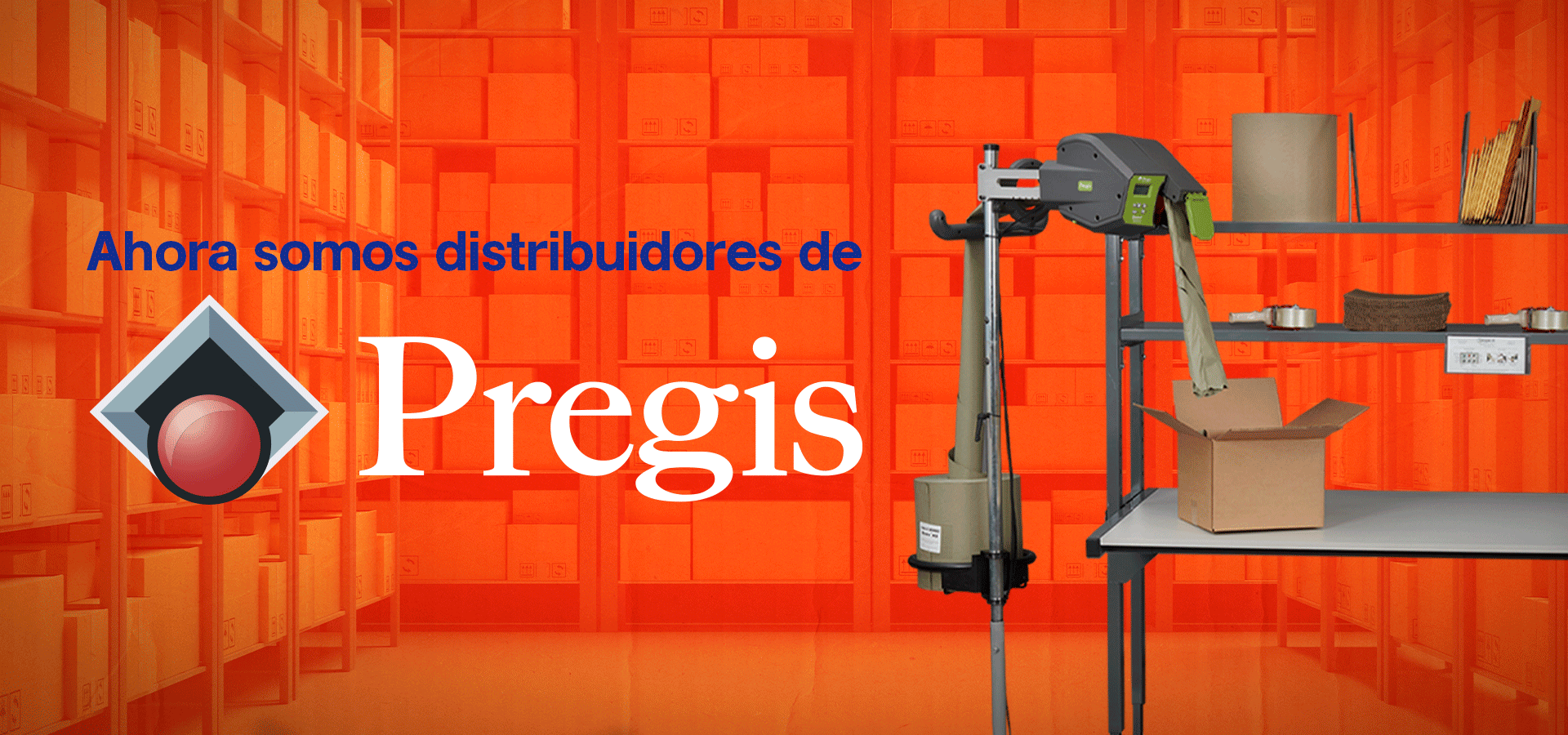 Banner promocional de empaques Pregis en ASI Empaques